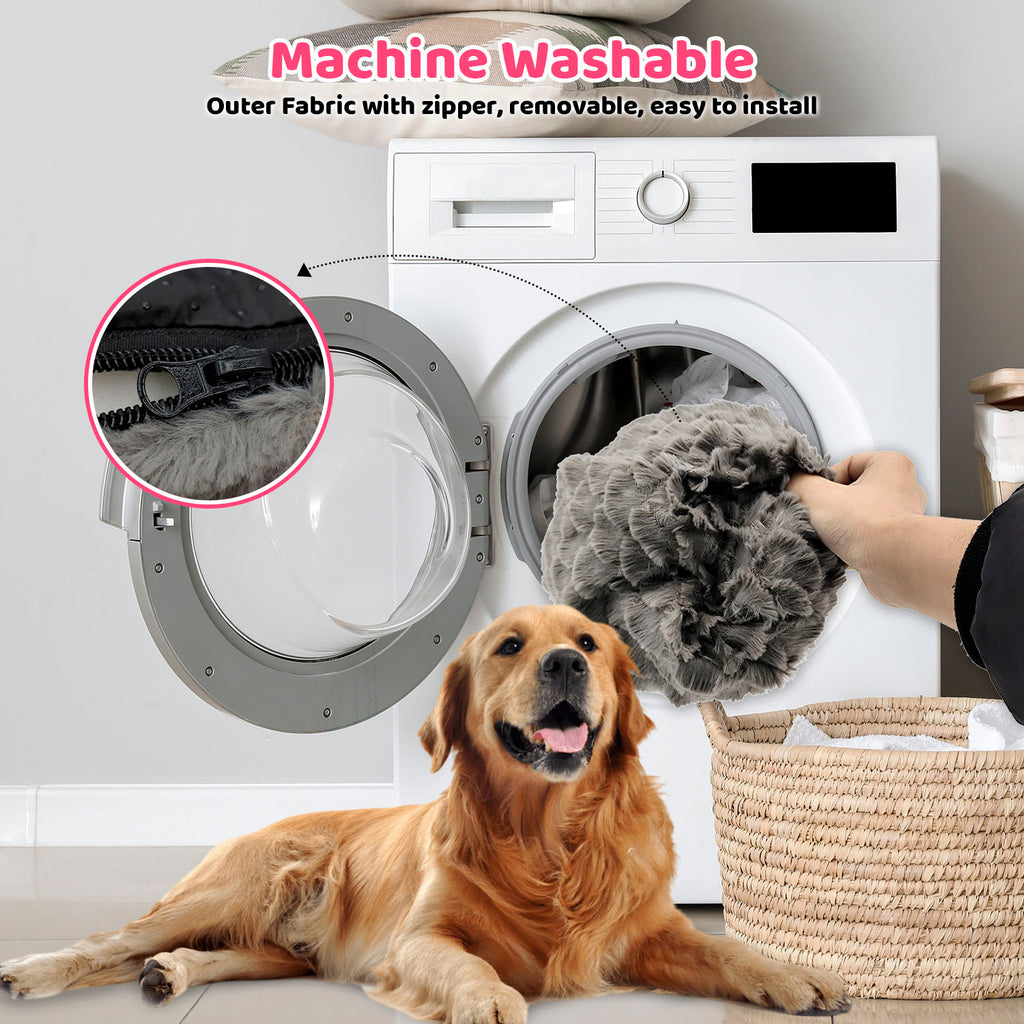 Calm Canines Plush Orthopedic Dog Bed - Washable