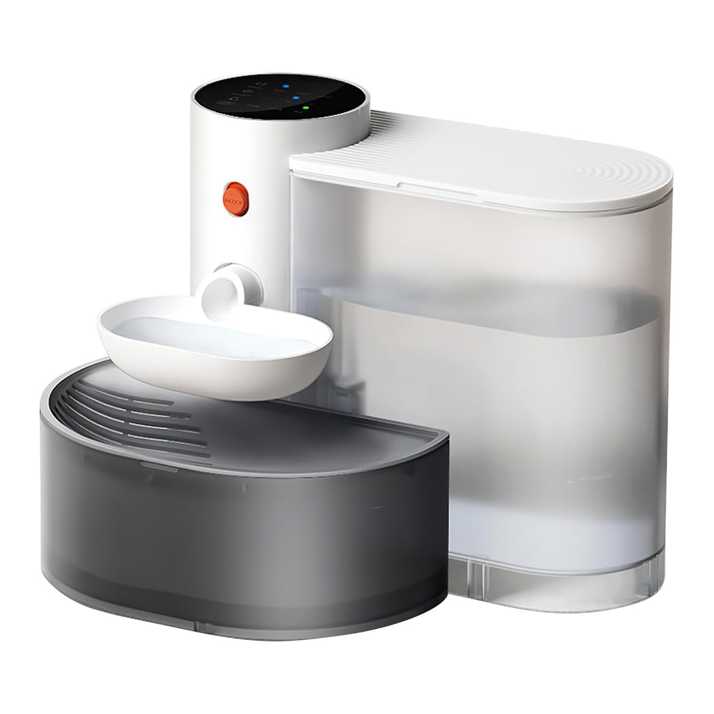 1Pc Smart Pet Water Fountain Automatic Cat Water Dispenser 3L Cordless Rechargeable Dog Water Fountain Self-Refill With 3 Adjustable Volume 3 Time Intervals Touch Control