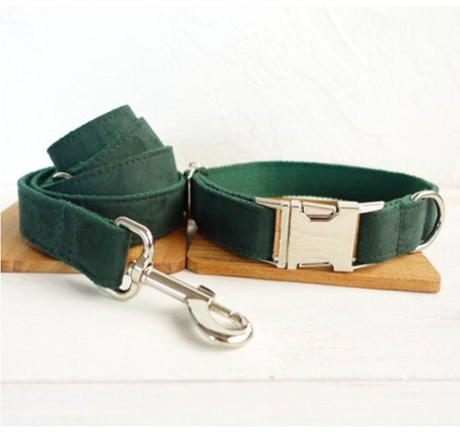Calm Canine MUTTCO Bow Tie Collar & Lead Traction Set