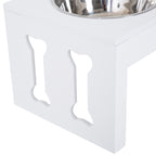 23" Modern Decorative Raised Dog Bowls