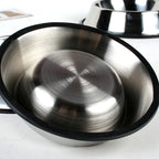 Food-Grade Stainless Steel Dog & Cat Bowl | Non-Slip, Rust-Proof Pet Feeder