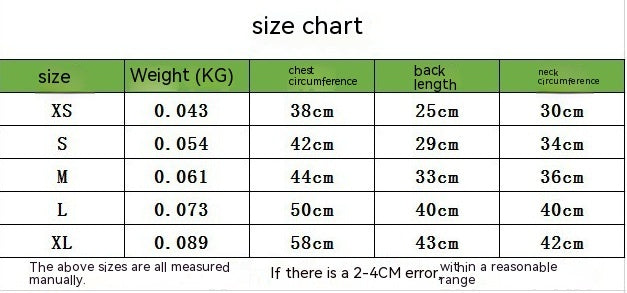 Aero Bull Puppy & Small Dog Summer T-Shirt | Thin Breathable Pet Vest for Pug, Teddy, Cat