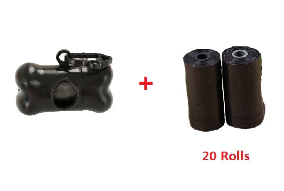 Durable Bone Dog Poop Bag Dispenser & Starter Kit - CalmCanineShop