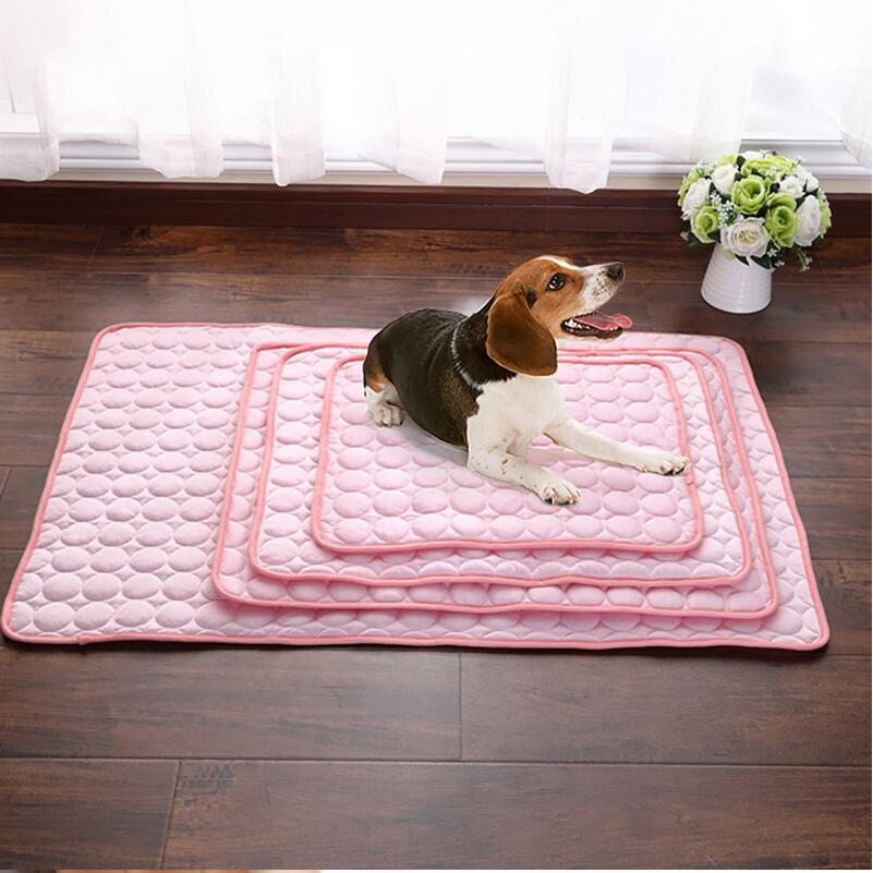 Ice Silk Pet Cooling Mat for Dogs & Cats | Summer Self-Cooling Pad