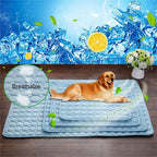 Ice Silk Pet Cooling Mat for Dogs & Cats | Summer Self-Cooling Pad
