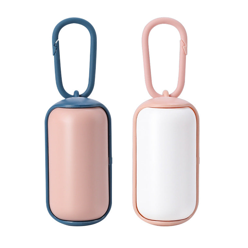 Durable Leash Dog Poop Bag Dispenser with Clip | Portable ABS Pet Waste Holder