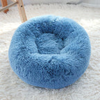 Calming Plush Dog Bed | Anti-Anxiety Pet Nest for Deep Sleep