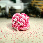 Durable Cotton Rope Dog Toy Ball - Chew & Fetch - CalmCanineShop