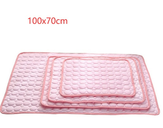 Ice Silk Pet Cooling Mat for Dogs & Cats | Summer Self-Cooling Pad