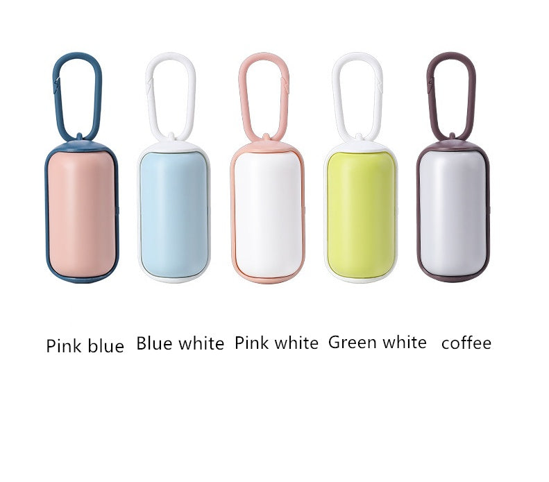 Durable Leash Dog Poop Bag Dispenser with Clip | Portable ABS Pet Waste Holder