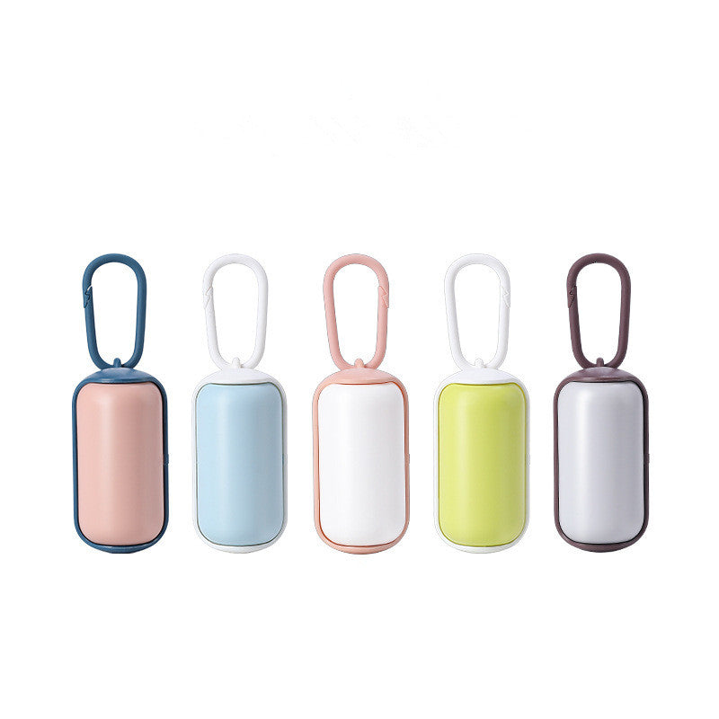 Durable Leash Dog Poop Bag Dispenser with Clip | Portable ABS Pet Waste Holder