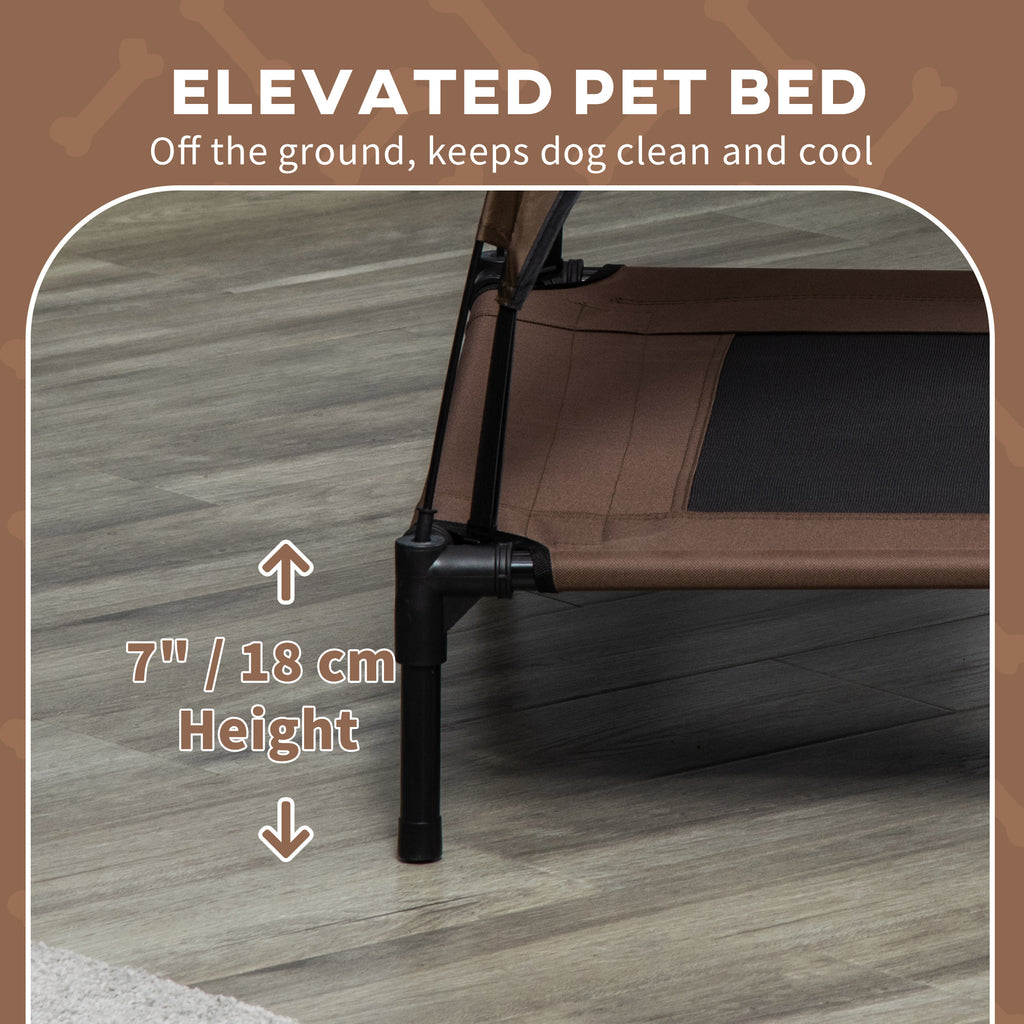 Calm Canine Solutions Elevated Cooling Bed with UV Canopy