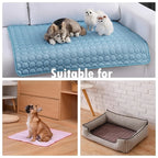 CalmCanineShop Premium Ice Silk Dog Cooling Mat | Pet Cold Bed for Dogs & Cats