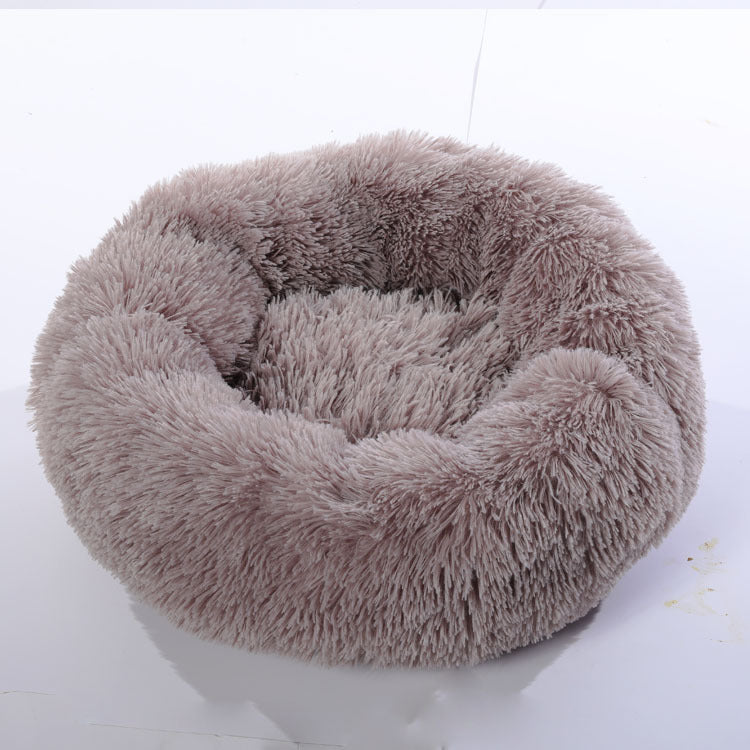 Calming Plush Dog Bed | Anti-Anxiety Pet Nest for Deep Sleep