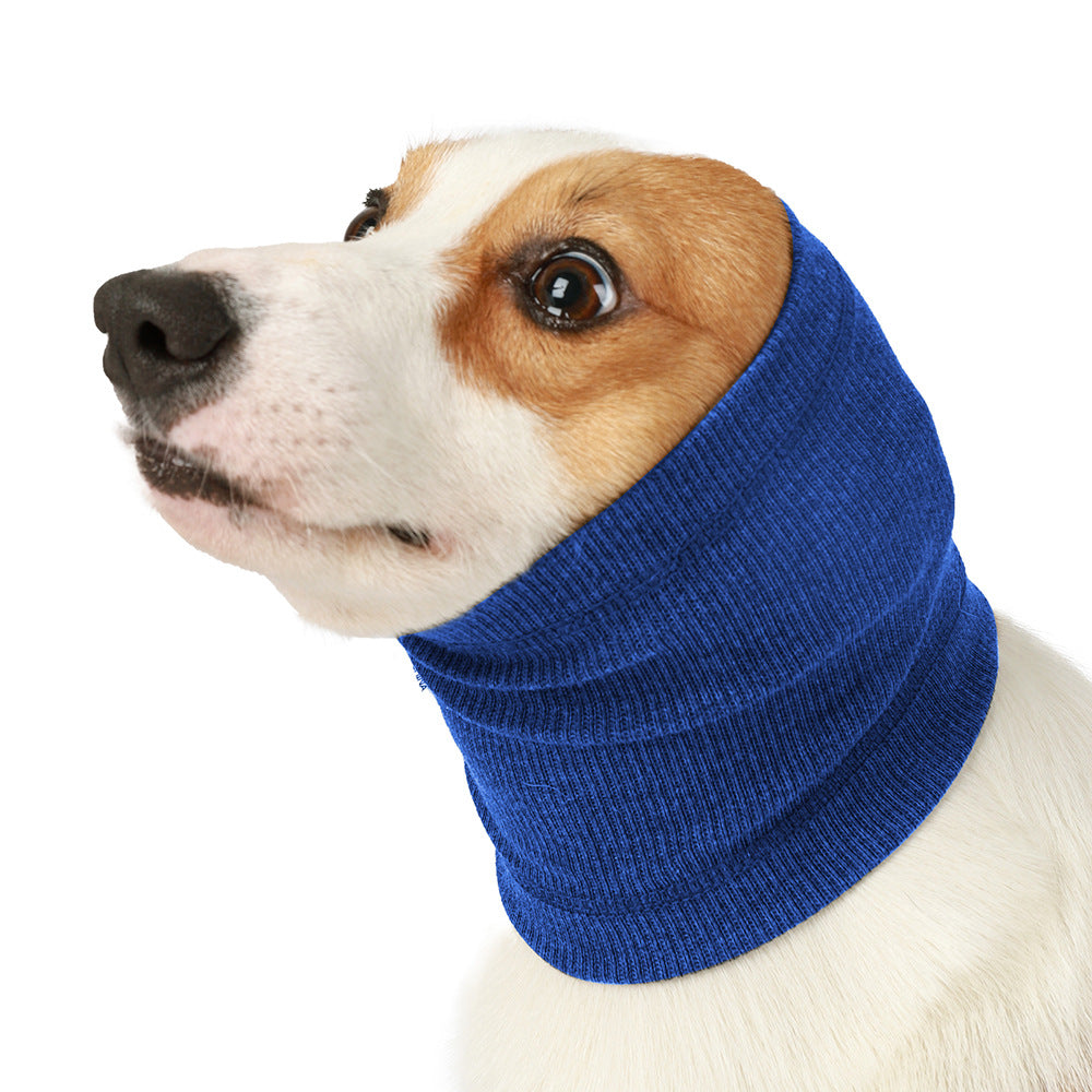 Dog Anxiety Relief Headband & Snood | Calming Earmuff for Grooming & Noise