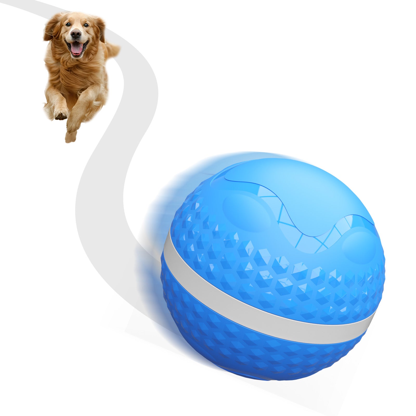 Smart Interactive Dog Toys, Automatic Moving Ball With Lighting Modes,  Interactive Dog Toys For Dog Enrichment & Stimulation, Motion Activated Rolling Toy For Medium And Large Dogs