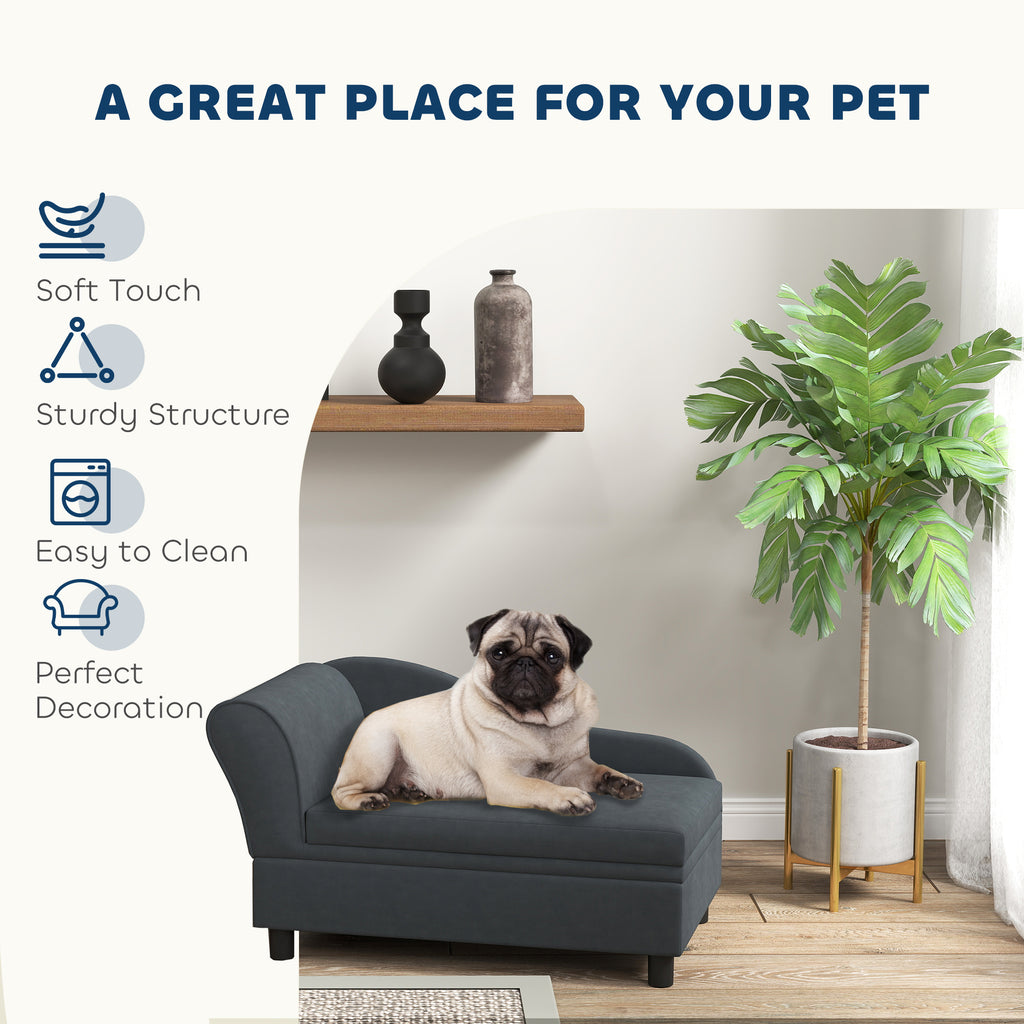 Calm Canine Solutions Luxury Pet Sofa with Storage