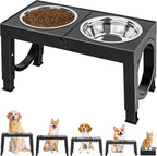 Xia Z Fashion Pet Products Black Dog Bowl Holder
