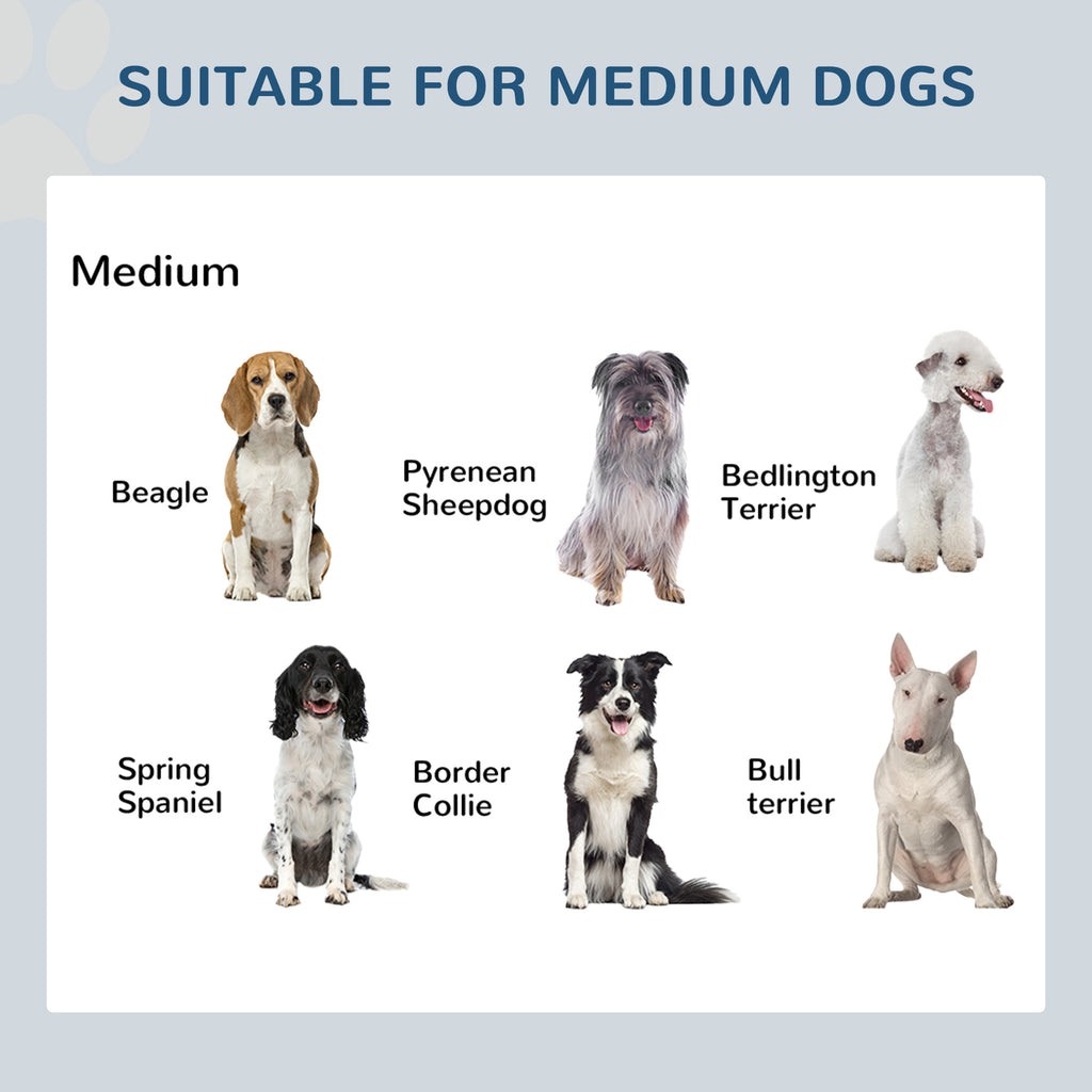 17" Double Stainless Heavy Duty Dog Food Bowl Elevated Pet Feeding Station