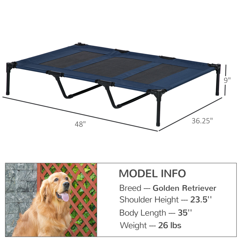 Calm Canine Solutions Elevated Cooling Dog Bed 36 x 30