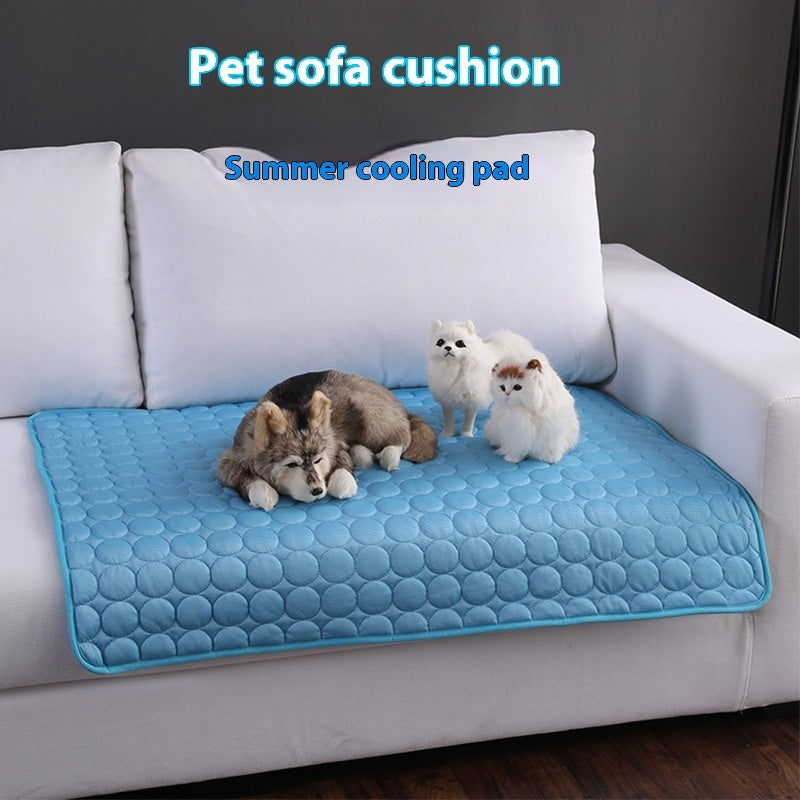 CalmCanineShop Premium Ice Silk Dog Cooling Mat | Pet Cold Bed for Dogs & Cats