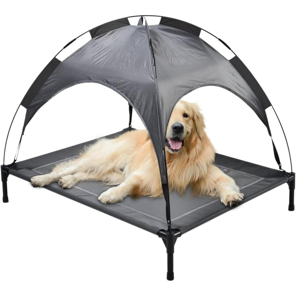 Calm Canine Solutions Outdoor Portable Canopy Dog Bed