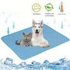 CalmCanineShop Premium Ice Silk Dog Cooling Mat | Pet Cold Bed for Dogs & Cats