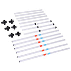 Sturdy Dog Weaves Poles Pet Speed and Agility Equipment Dogs Obstacle Outdoor w/ Storage Bag